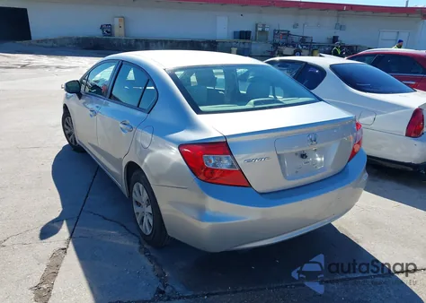 2012 Honda Civic Sdn Lx из США, поврежденный, VIN JHMFB2F56CS003690